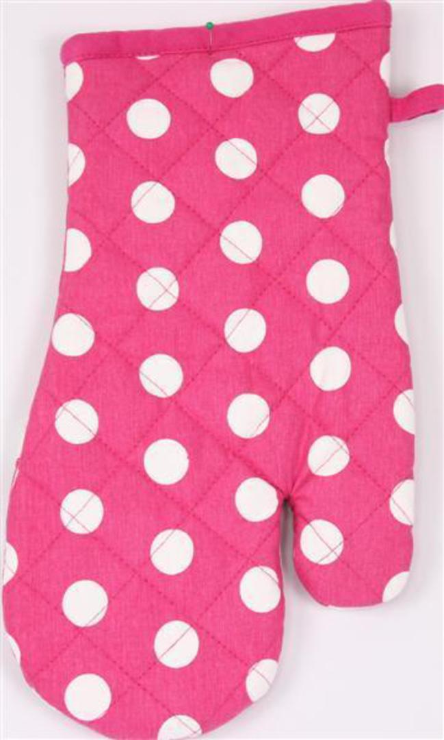Oven glove spots pink Code:OG-SPOT/PIN CLEARANCE image 0